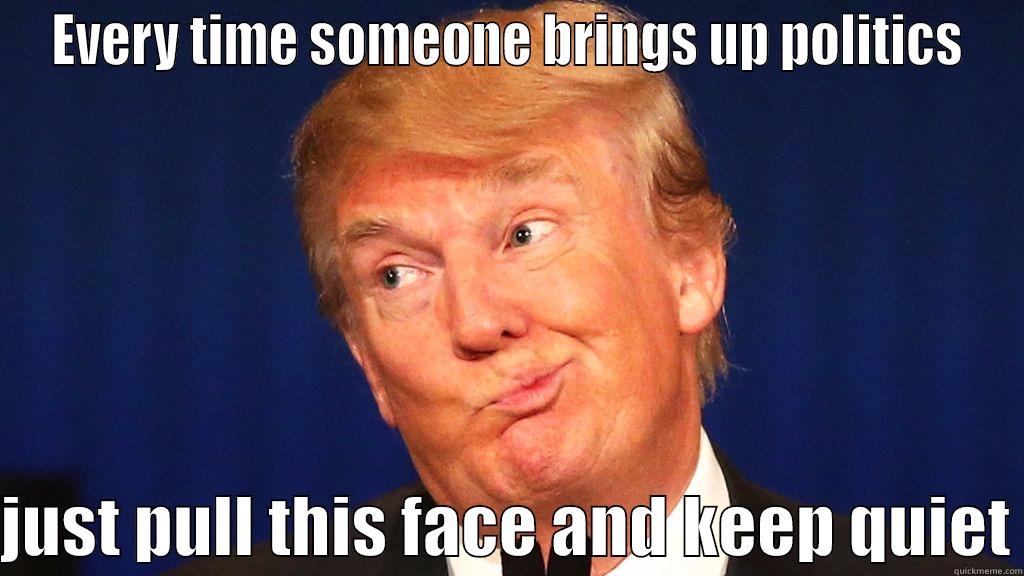 EVERY TIME SOMEONE BRINGS UP POLITICS  JUST PULL THIS FACE AND KEEP QUIET Misc