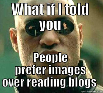 WHAT IF I TOLD YOU PEOPLE PREFER IMAGES OVER READING BLOGS  Matrix Morpheus