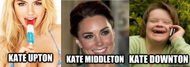 Kate Upton Kate Middleton Kate Downton  