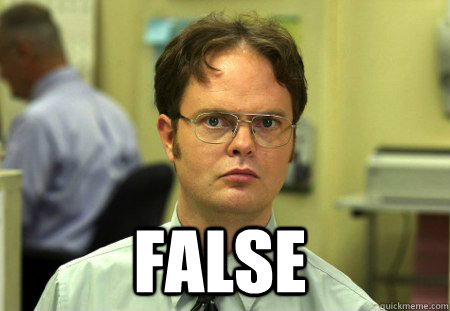  FALSE  Schrute
