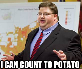 I can count to potato - I can count to potato  down syndrome councilman