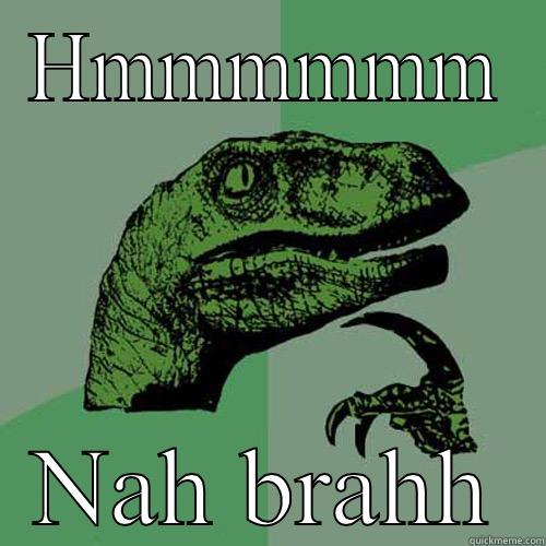 HMMMMMM NAH BRAHH Philosoraptor