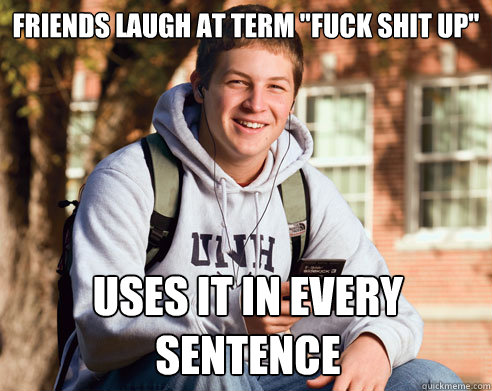 Friends laugh at term 