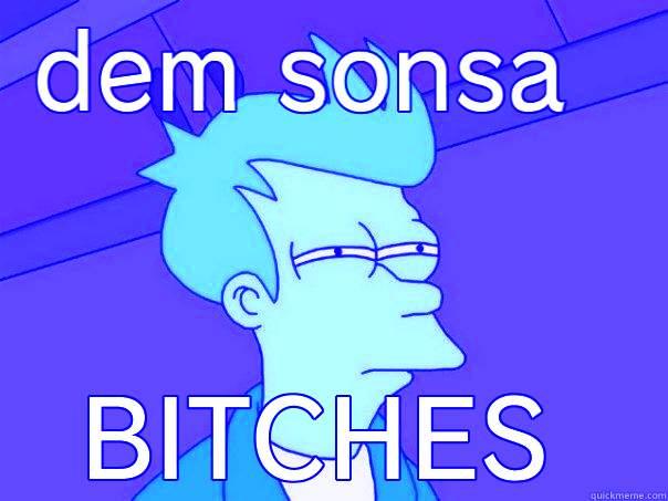 DEM SONSA  BITCHES Futurama Fry