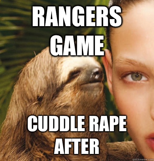 Rangers game Cuddle rape after - Rangers game Cuddle rape after  Whispering Sloth