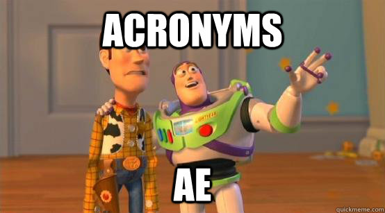 Acronyms AE - Acronyms AE  Buzz Glitter