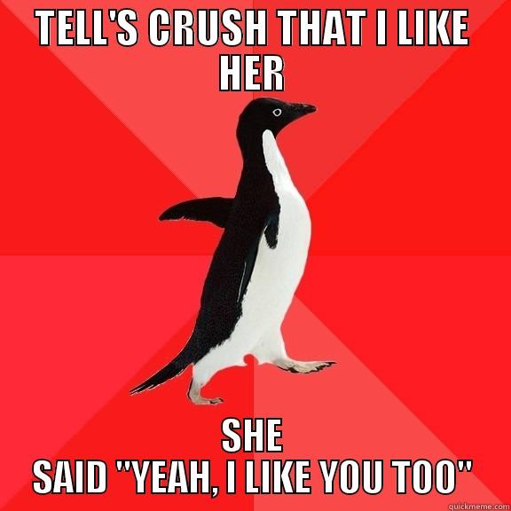 Thank you for all the support 9gag fellas!!! - TELL'S CRUSH THAT I LIKE HER SHE SAID 