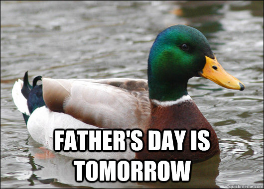  Father's Day is tomorrow  Actual Advice Mallard
