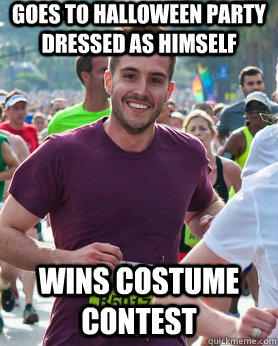 Goes to halloween party dressed as himself wins costume contest - Goes to halloween party dressed as himself wins costume contest  Ridiculously photogenic guy