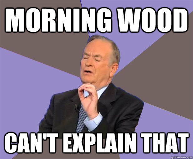 Morning Wood Can't Explain That - Morning Wood Can't Explain That  Bill O Reilly