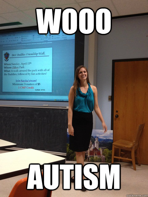 wooo autism  autism awareness veronica