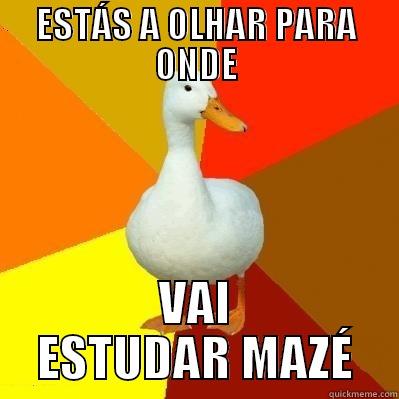 ESTÁS A OLHAR PARA ONDE VAI ESTUDAR MAZÉ Tech Impaired Duck