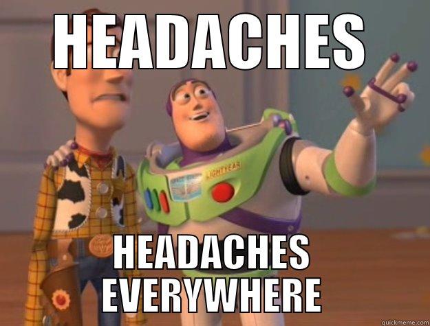 HEADACHES HEADACHES EVERYWHERE Toy Story
