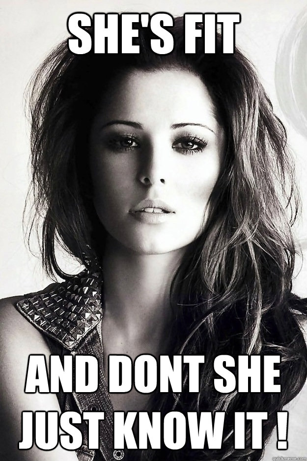 She's FIT AND DONT SHE JUST KNOW IT !  Cheryl Cole Fit