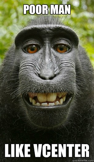 poor man like vcenter  Mindful Macaque