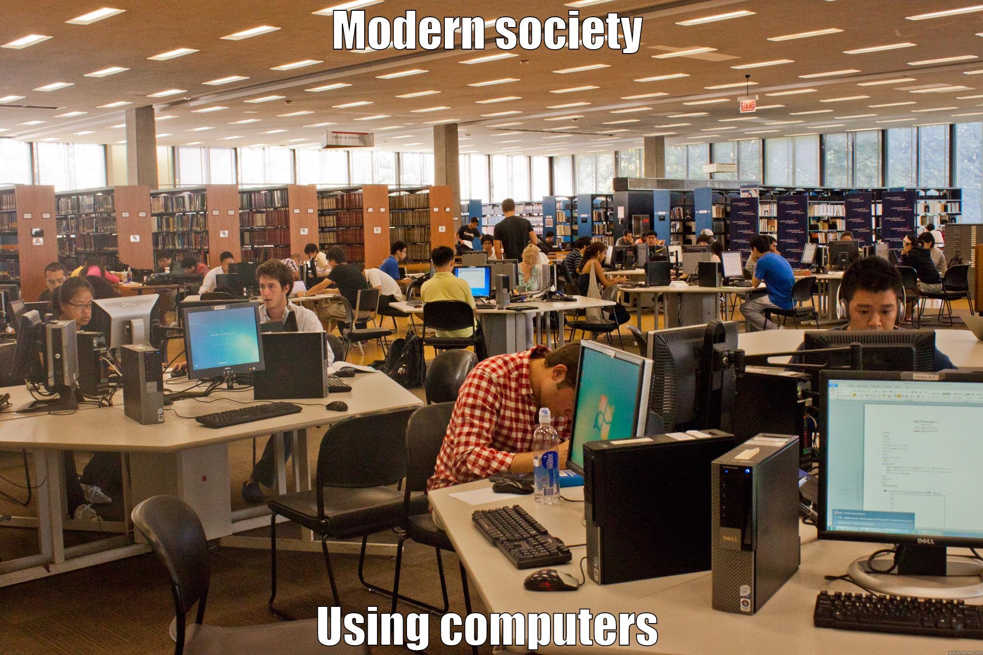 MODERN SOCIETY USING COMPUTERS Misc