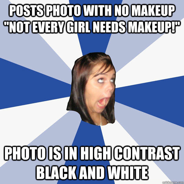 posts photo with no makeup 