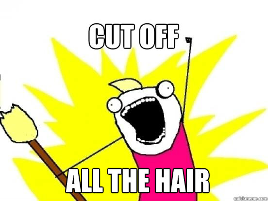Cut off ALL the hair  X All The Things