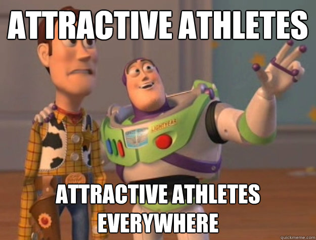 Attractive athletes Attractive athletes everywhere   Buzz Lightyear