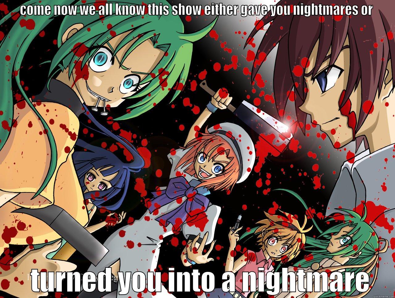 COME NOW WE ALL KNOW THIS SHOW EITHER GAVE YOU NIGHTMARES OR   TURNED YOU INTO A NIGHTMARE Misc