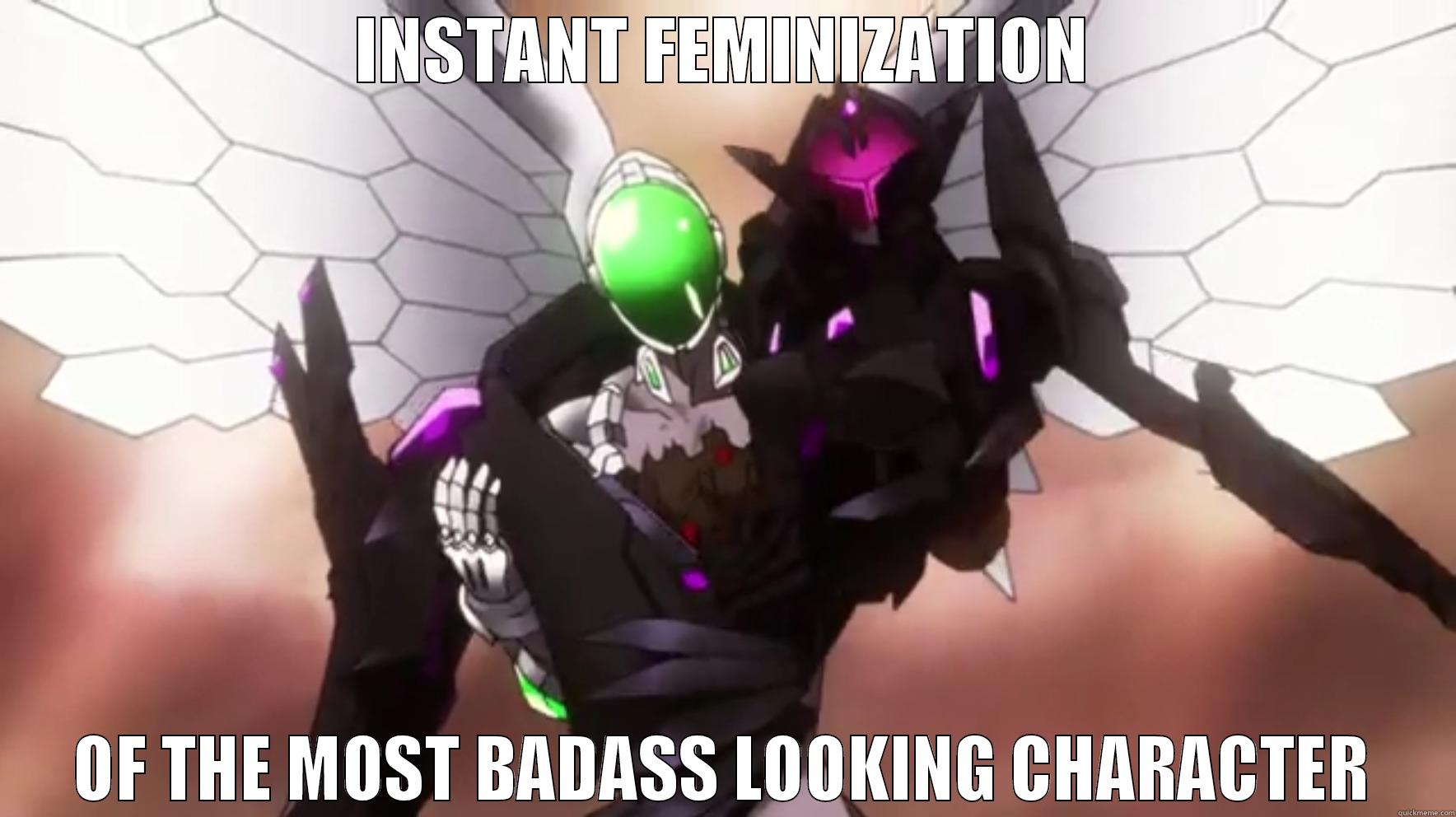 Feminisation of badass - INSTANT FEMINIZATION OF THE MOST BADASS LOOKING CHARACTER Misc