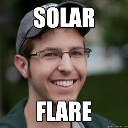 Solar flare - Solar flare  Sunshine Obi