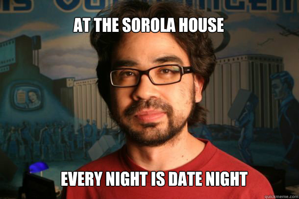 At the sorola house every night is date night  