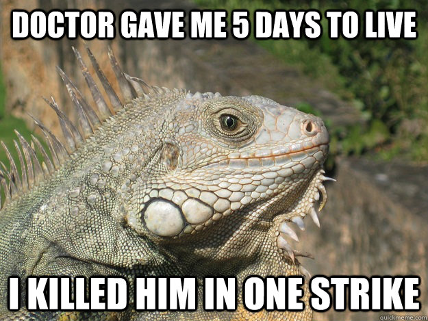 doctor gave me 5 days to live i killed him in one strike  