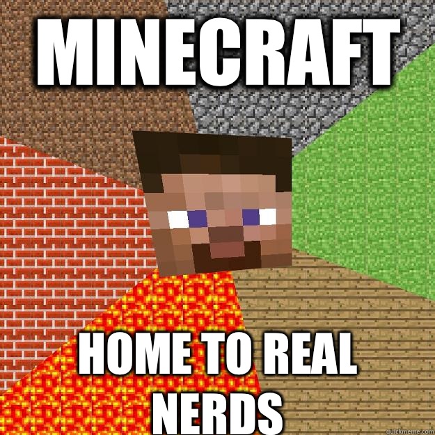 Minecraft Home to REAL nerds  Minecraft
