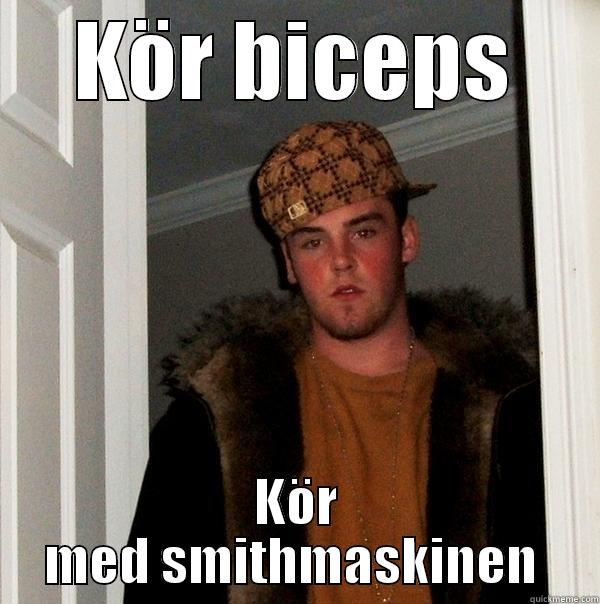 Dushbag philip  - KÖR BICEPS KÖR MED SMITHMASKINEN  Scumbag Steve