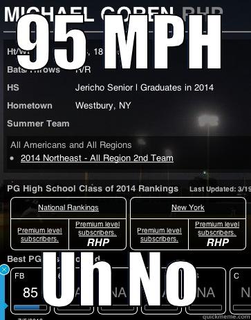 95 MPH UH NO Misc