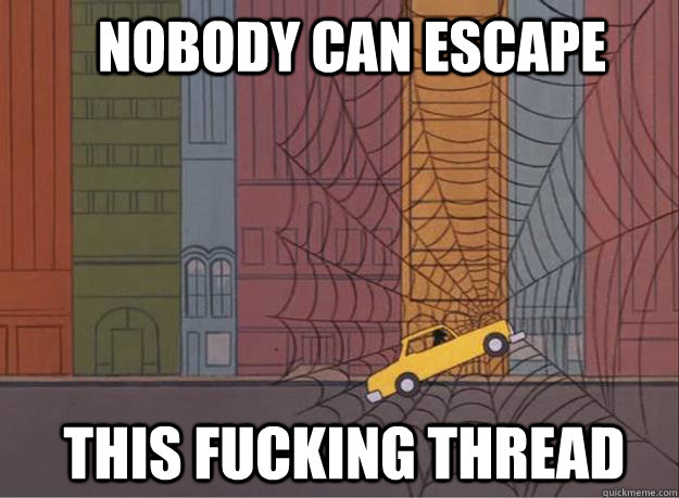 nobody can escape this fucking thread  60s Spiderman
