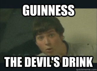 guinness the devil's drink  