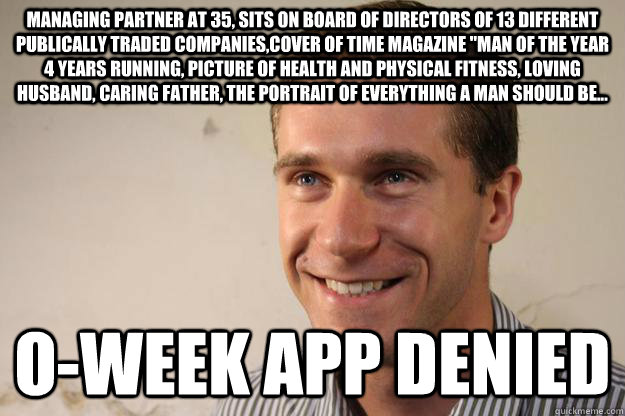 Managing Partner at 35, sits on board of directors of 13 different publically traded companies,cover of time magazine 