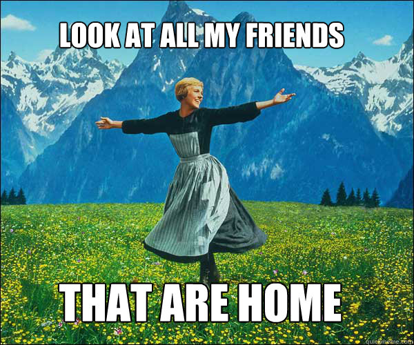Look at all my friends that are home  soundomusic