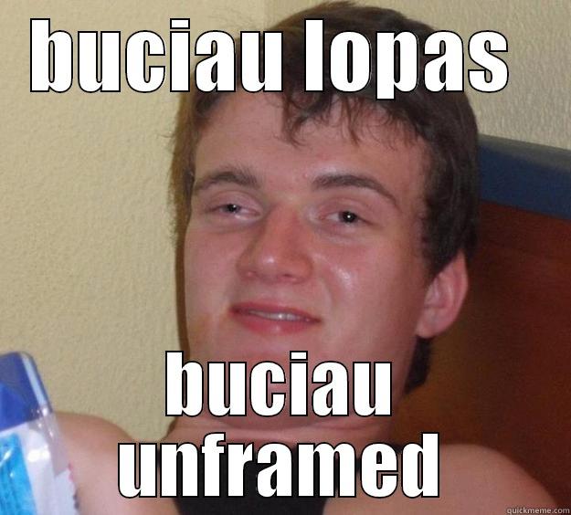 BUCIAU LOPAS  BUCIAU UNFRAMED 10 Guy
