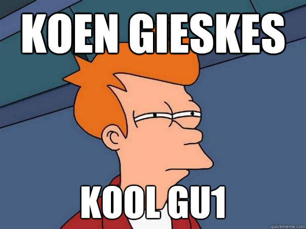 Koen gieskes kooL gu1  Futurama Fry