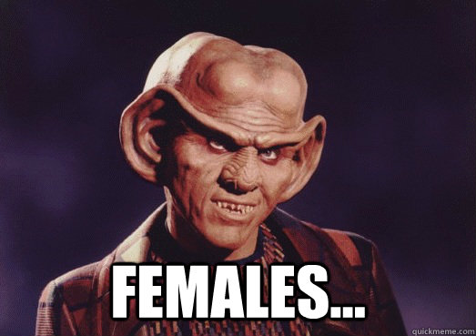  females... -  females...  Ferengi