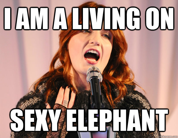 I am a living on Sexy Elephant - I am a living on Sexy Elephant  Such Sweet Nothing or Sexy Elephant