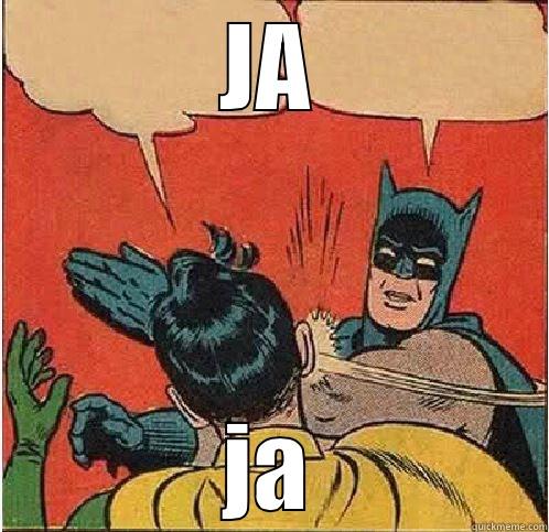 JA JA Batman Slapping Robin