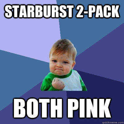 starburst 2-pack both pink - starburst 2-pack both pink  Success Kid