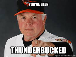 you've been thunderbucked  