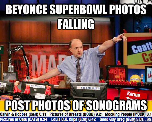 beyonce Superbowl photos falling post photos of sonograms  move your karma now