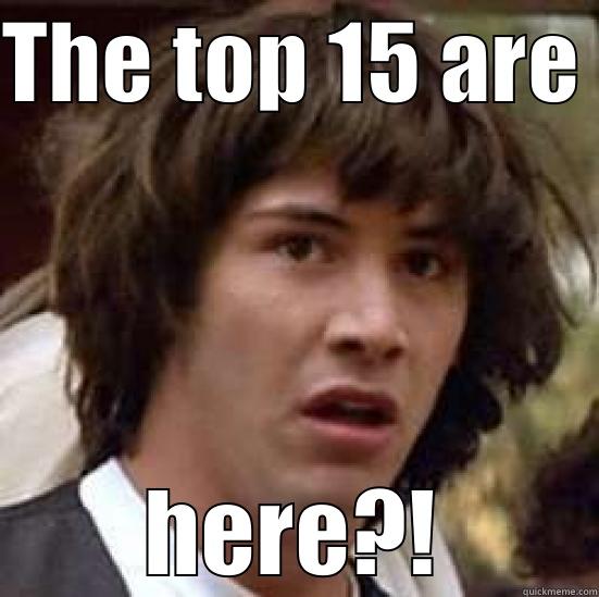 THE TOP 15 ARE  HERE?! conspiracy keanu