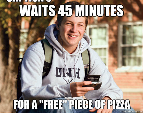 waits 45 minutes for a 