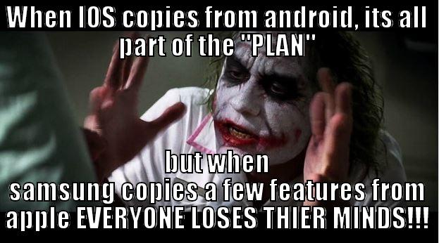 WHEN IOS COPIES FROM ANDROID, ITS ALL PART OF THE 