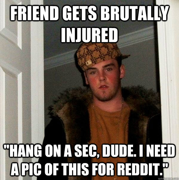 friend gets brutally injured 