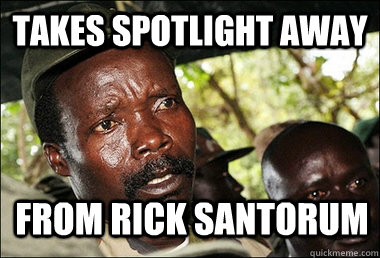 takes spotlight away  from Rick santorum - takes spotlight away  from Rick santorum  Misc