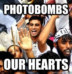 Photobombs our hearts - Photobombs our hearts  Ridiculously Photogenic Terrorist