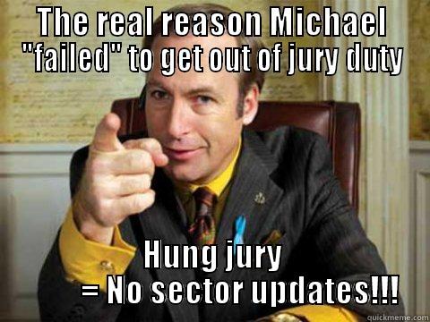 Lawyer fun - THE REAL REASON MICHAEL 